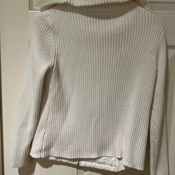 Croft & Barrow quilted sweater jacket women’s size Petite Small - Picture 4 of 7